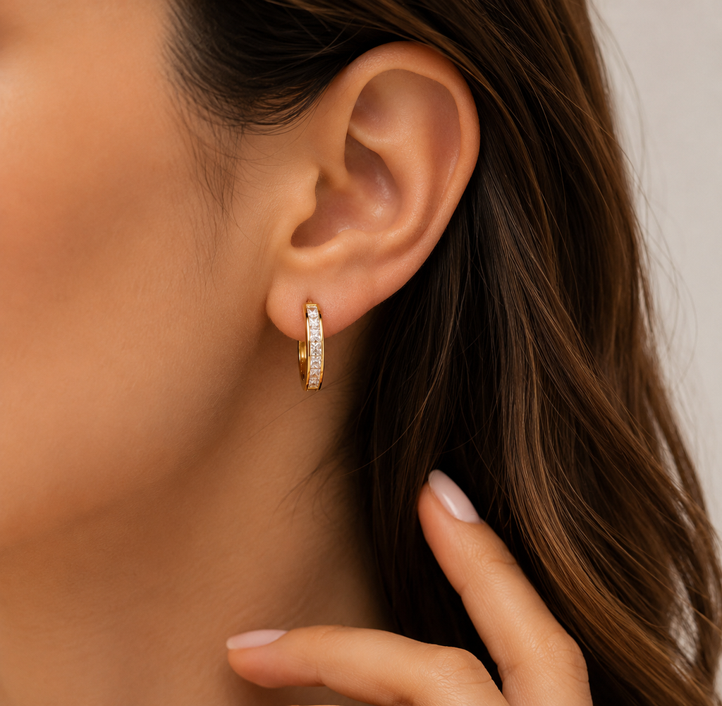 Crystal Hoops