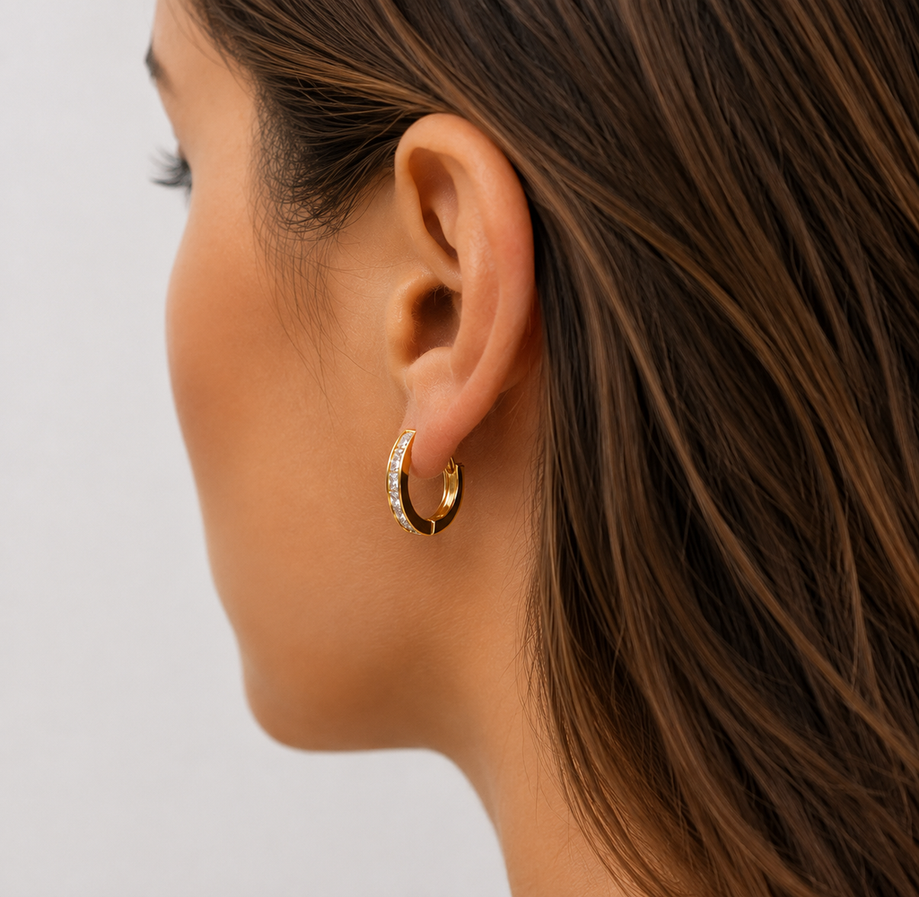 Crystal Hoops